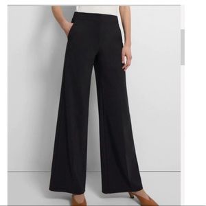 Theory Black Wide Leg Trousers. Size 6